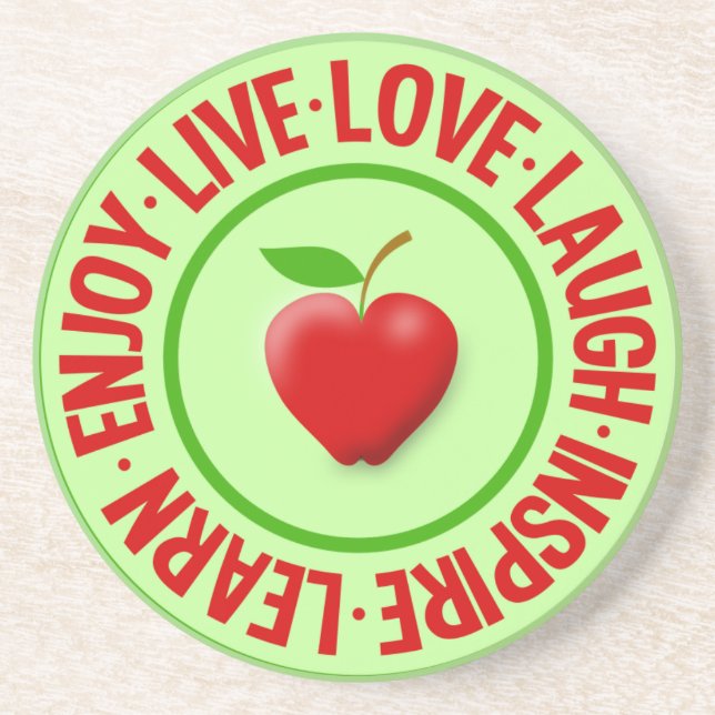 LIVE LOVE LAUGH ... coaster (Front)