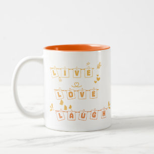 Live Love Laugh Cute Notedry Mug