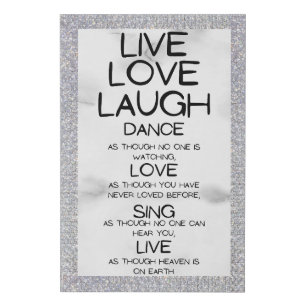 Live Love Laugh Diamond Wall Art