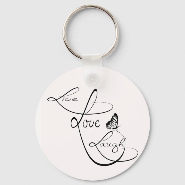 Live love Laugh Key Ring (Front)