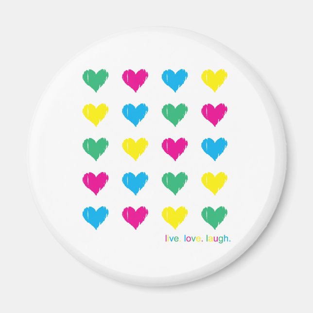 Live. Love. Laugh. Magnet (Front)