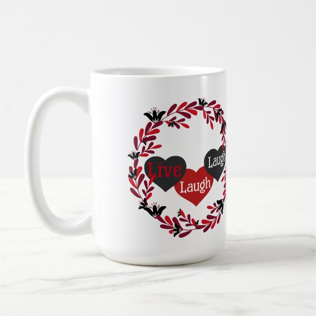 Live Love Laugh Mug (Left)