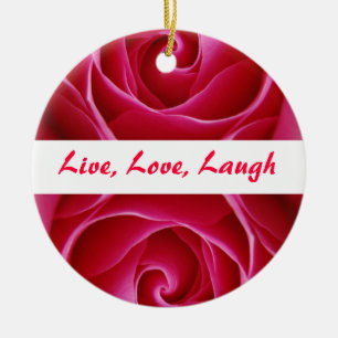 Live, Love, Laugh Ornament