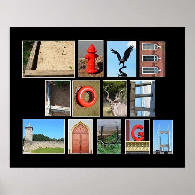 live love laugh picture letters poster (Front)