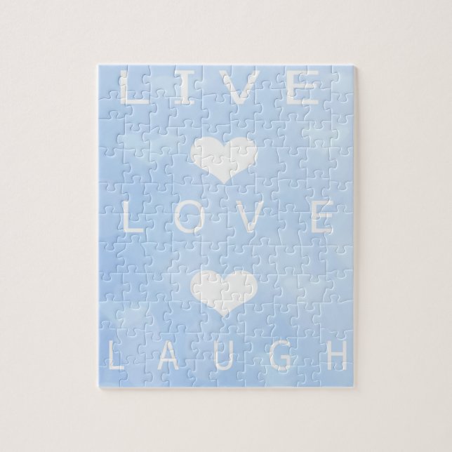 Live Love Laugh Puzzle (Vertical)