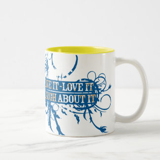Live, Love, Laugh Two-Tone Coffee Mug