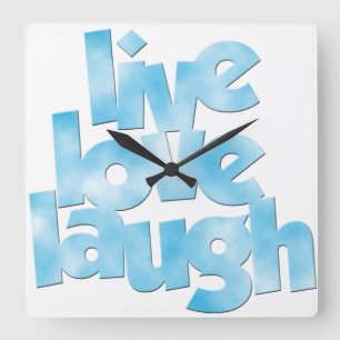 Live Love Laugh - Wall Clock