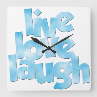 Live Love Laugh - Wall Clock