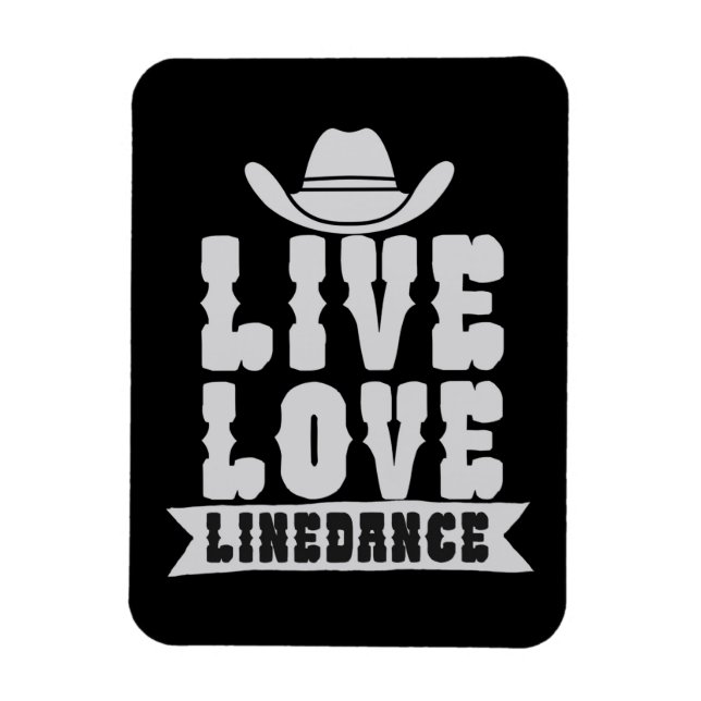 Live Love Linedance Magnet (Vertical)