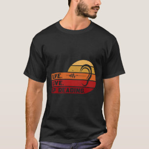 Live Love Lip Reading Sign Language Deaf Awareness T-Shirt