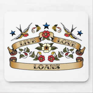 Live Love Loans Mouse Mat