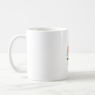 Live Love Meow Vintage Cat Sunset Design_1 Coffee Mug