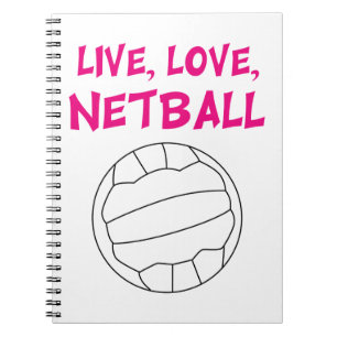 Live Love Netball Notebook