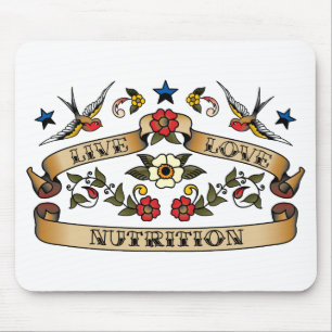 Live Love Nutrition Mouse Mat