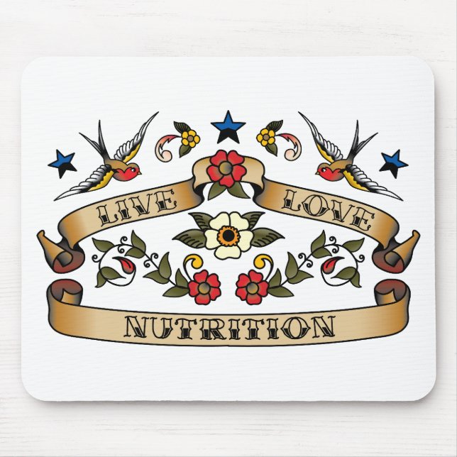 Live Love Nutrition Mouse Mat (Front)