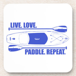 Live Love Paddle Repeat Coaster