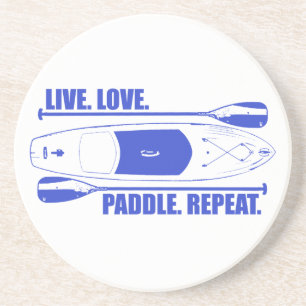 Live Love Paddle Repeat Coaster