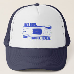 Live Love Paddle Repeat Trucker Hat