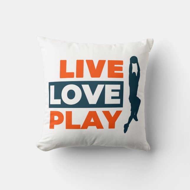  Live Love Play  Cushion (Front)