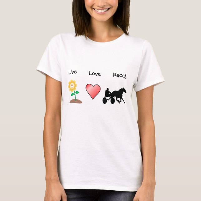 Live Love Race T-Shirt (Front)
