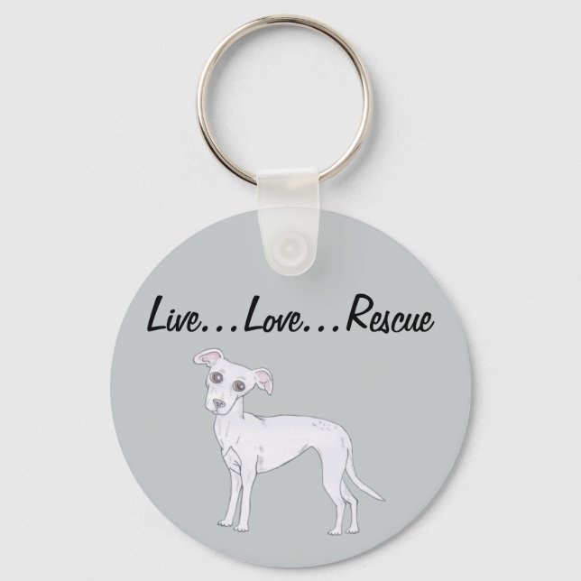 Live...Love...Rescue Key Ring (Front)