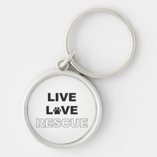 Live Love Rescue Key Ring