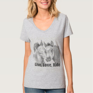 Live, Love, Ride Horse T-Shirt