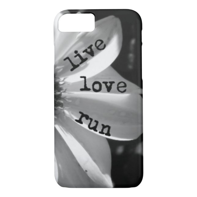 Live Love Run by Vetro Designs Case-Mate iPhone Case (Back)