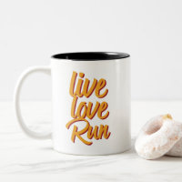 Live Love Run Marathon Runner Workout Exercise