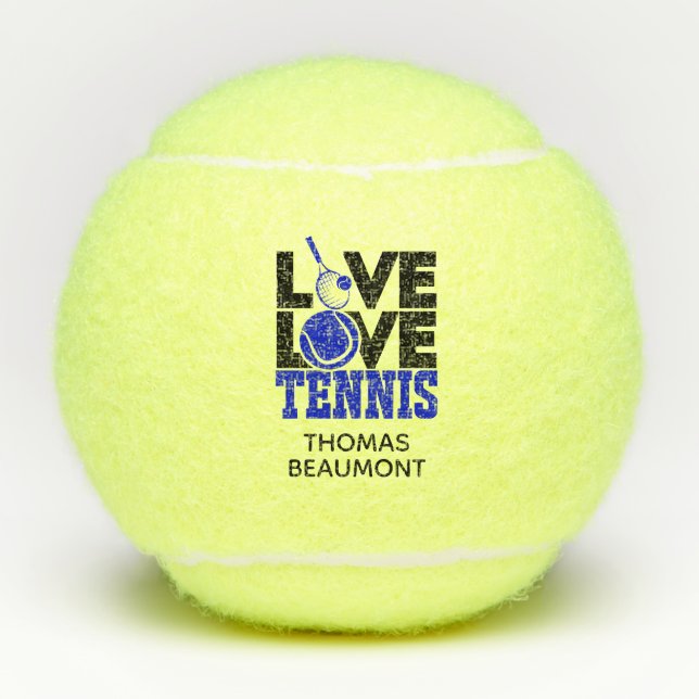 Live LOVE Tennis Balls (Front)