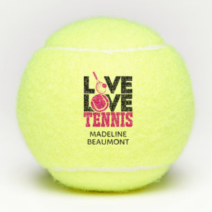 Live LOVE Tennis Tennis Balls