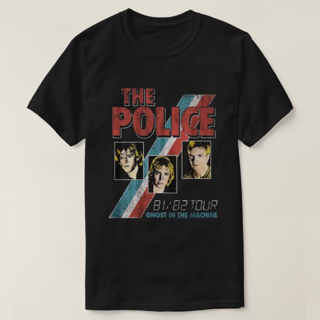 Live Love The Police Music Band Gift T-Shirt (Design Front)