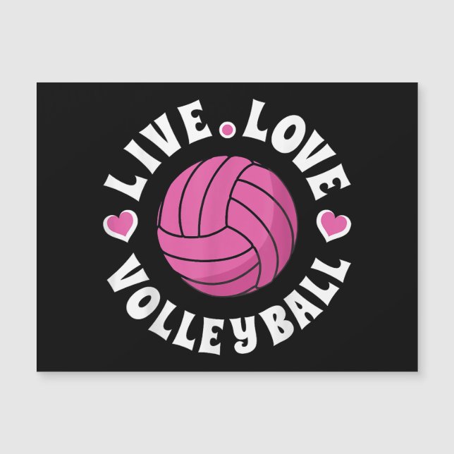 Live Love Volleyball For Women Girls Volleyball Fa (Front)