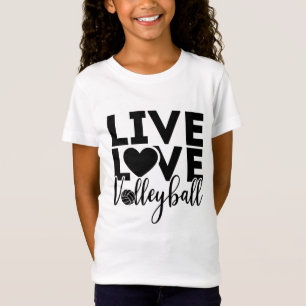 live love volleyball sports T-Shirt