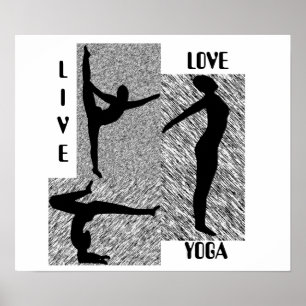 Live Love Yoga Poster