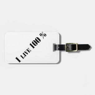 Live Luggage Tag