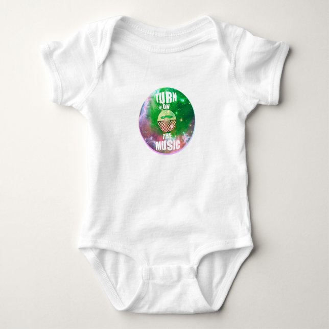 Live Music  Baby Bodysuit (Front)