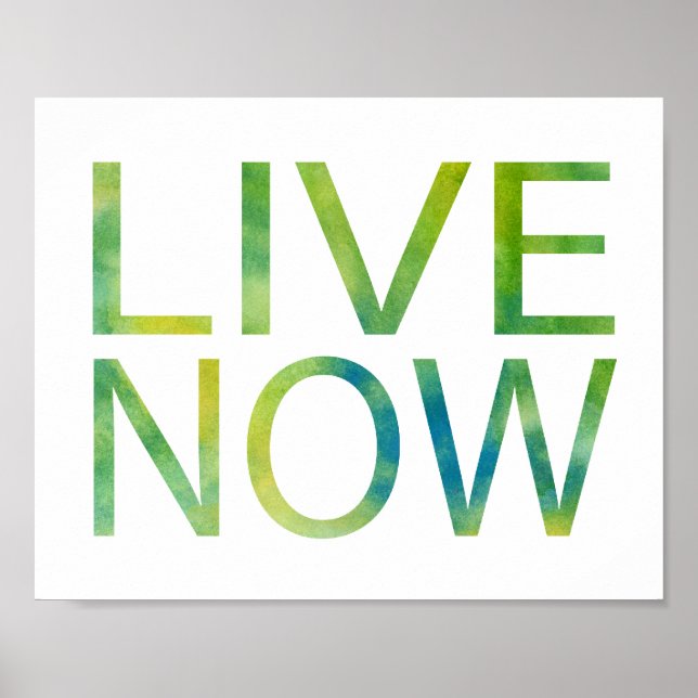 Live Now Poster (Front)