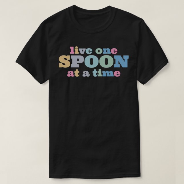 Live One Spoon At A Time Lupus Warrior Premium  T-Shirt (Design Front)