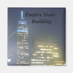 Live Picture of the Empire State Building Magnet