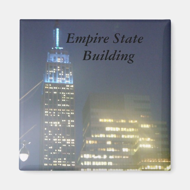 Live Picture of the Empire State Building Magnet (Front)