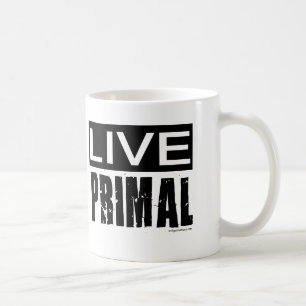 live primal / paleo diet coffee mug