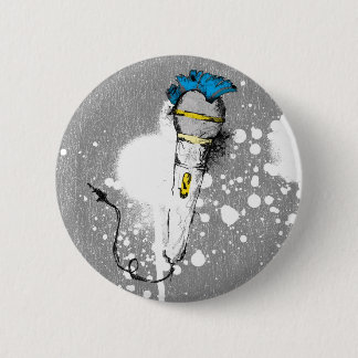 LIVE! PUNK DUDE 6 CM ROUND BADGE