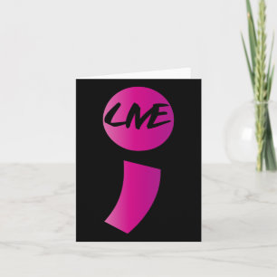 Live Semicolon Suicide Awareness Suicidal Depress  Card