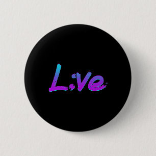 Live Semicolon Suicide Prevention Awareness Mental 6 Cm Round Badge