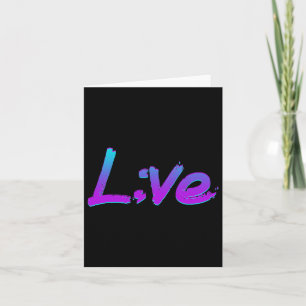 Live Semicolon Suicide Prevention Awareness Mental Card