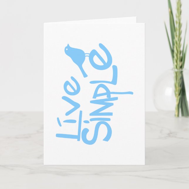 Live Simple Card (Front)