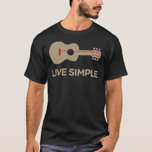 Live Simple One String Guitar Classic T-Shirt