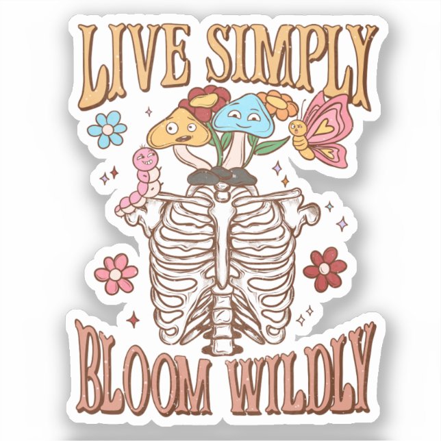 Live Simply, Bloom Wildly (Front)