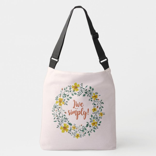 LIVE SIMPLY CROSSBODY BAG (Front)